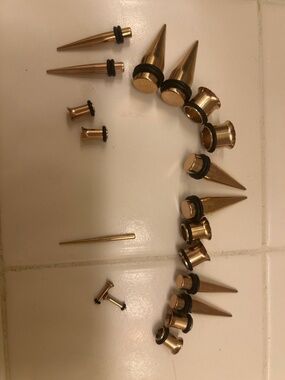 Luxe Mods Gold Plugs Set